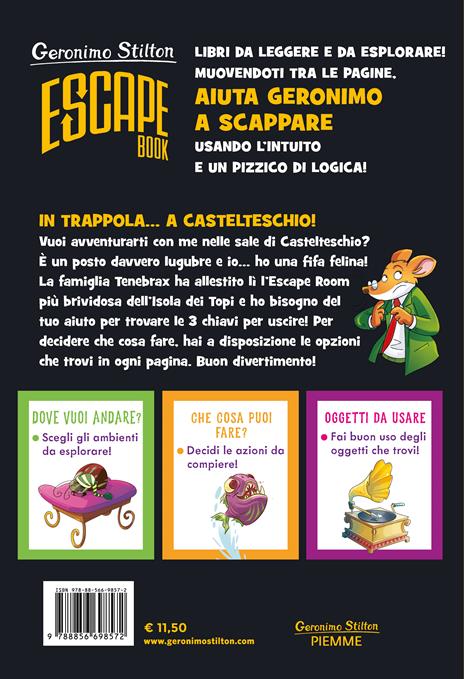 In trappola... a Castelteschio! Escape book - Geronimo Stilton - 2