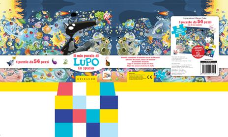 Lo spazio. Il mio puzzle di Lupo. Amico Lupo. Ediz. a colori. Con puzzle - Éléonore Thuillier,Orianne Lallemand - 3