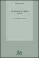 Libro Lezioni su Leibniz (1953-54) Luigi Scaravelli