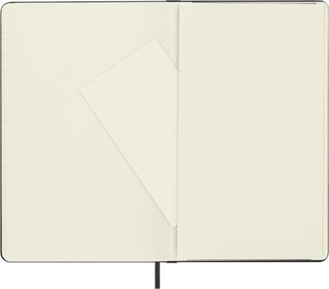 Taccuino classico copertina rigida nera a righe, Paper, Classic, Ruled, Large 13x21, Hard, Polypropylene, Black - 5
