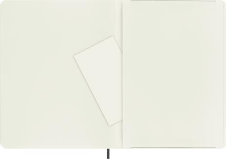 Taccuino Moleskine XL a righe copertina morbida nero. Black - 5