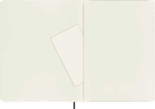 Taccuino Moleskine XL a righe copertina morbida nero. Black - 5