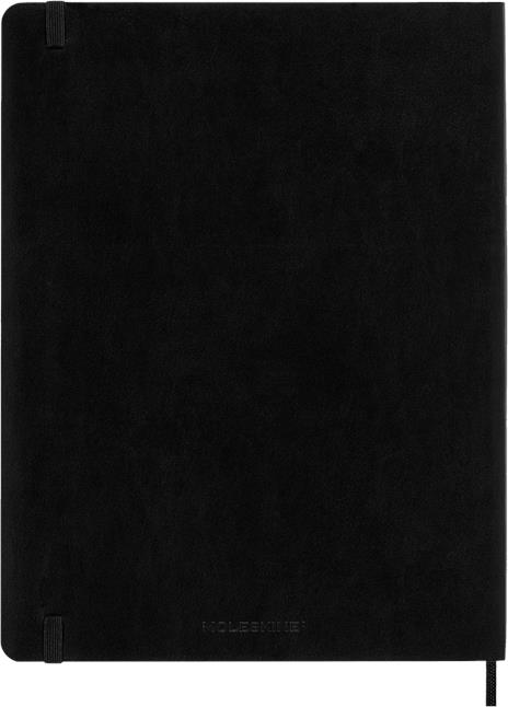 Taccuino Moleskine XL a righe copertina morbida nero. Black - 6