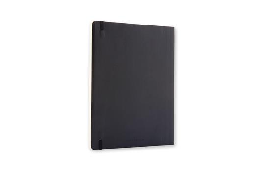Taccuino Moleskine XL a righe copertina morbida nero. Black - 7