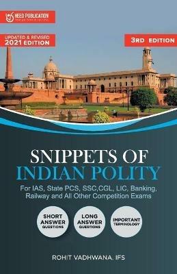 Snippets of Indian polity - Rohit Vadhwana Ifs - cover