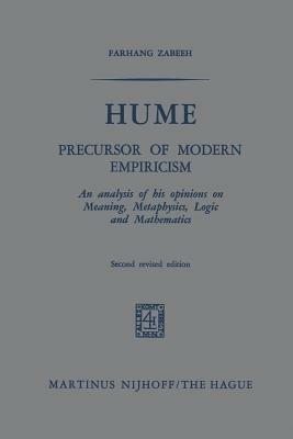 Hume: Precursor of Modern Empiricism - Farhang Zabeeh - cover