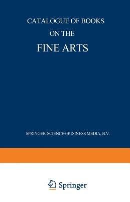 Catalogue of Books on the Fine Arts - Martinus Nijhoff - cover