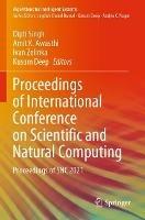 Proceedings of International Conference on Scientific and Natural Computing: Proceedings of SNC 2021 - cover
