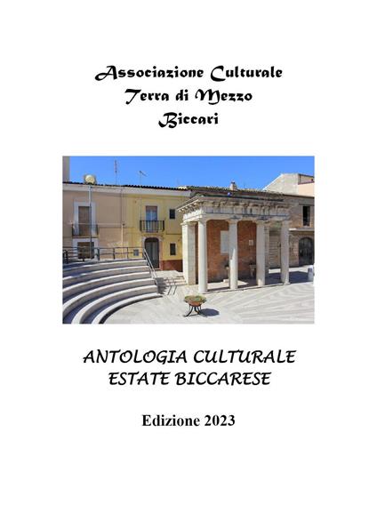 Antologia culturale estate biccarese 2023 - copertina