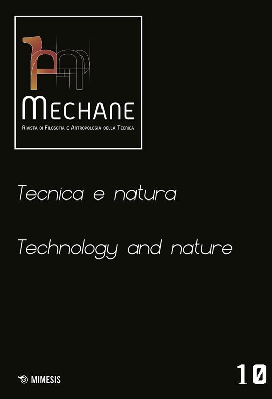 Mechane. Rivista di filosofia e antropologia della tecnica (2025). Vol. 10 - copertina