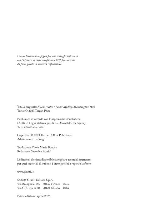 Manslaughter park. Ediz. italiana - Tirzah Price - 3