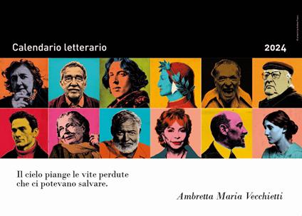 Calendario Letterario 2024-Ambretta Maria Vecchietti - Ambretta Maria Vecchietti - copertina