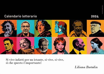 Calendario Letterario 2024-Liliana Bortolin - Liliana Bortolin - copertina