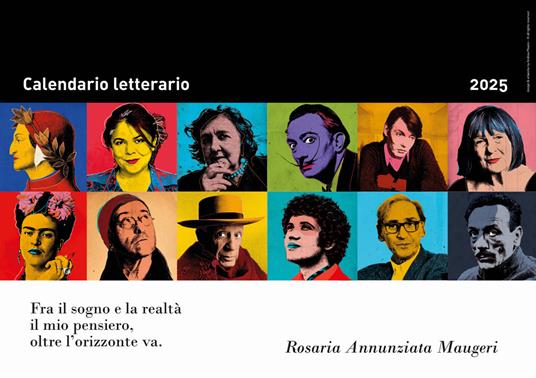 Calendario Letterario 2025-Rosaria Annunziata Maugeri - Rosaria Annunziata Maugeri - copertina