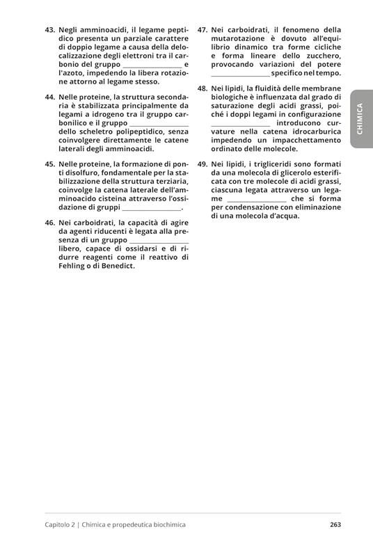 Testbusters. Semestre filtro Medicina 2025/2026. Eserciziario commentato. Preparazione per gli esami di chimica e propedeutica biochimica, biologia e fisica. Con simulatore Testbusters - 3