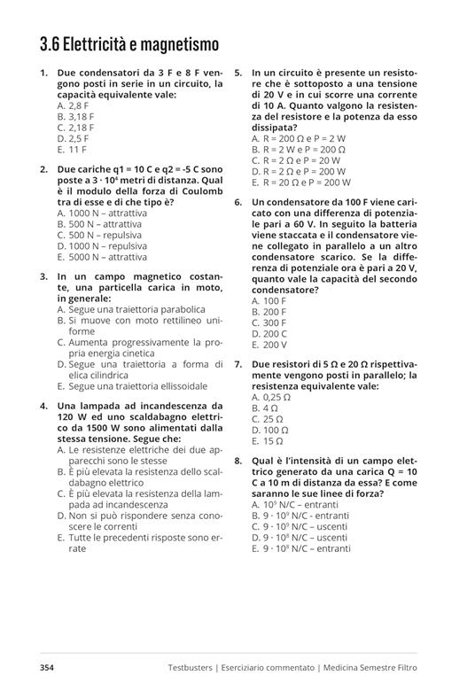 Testbusters. Kit semestre filtro 2026/2027. Con software di simulazione - 4