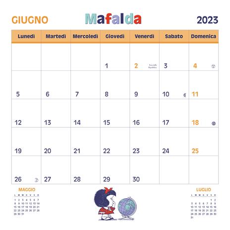 Mafalda. Calendario da parete 2023 - Quino - 2