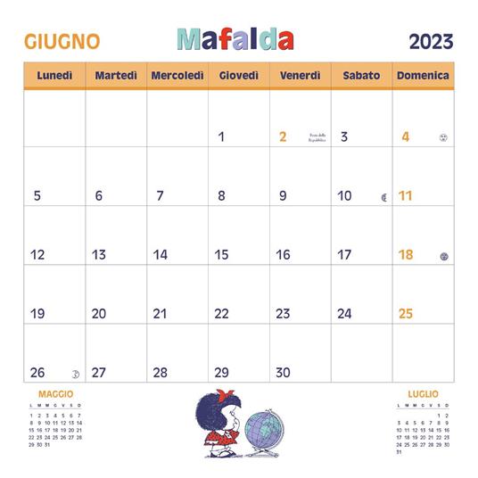 Mafalda. Calendario da parete 2023 - Quino - 3