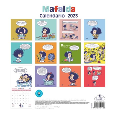 Mafalda. Calendario da parete 2023 - Quino - 4