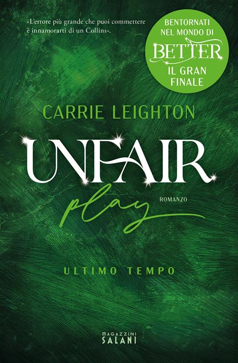 Unfair play. Ultimo tempo - Carrie Leighton - copertina