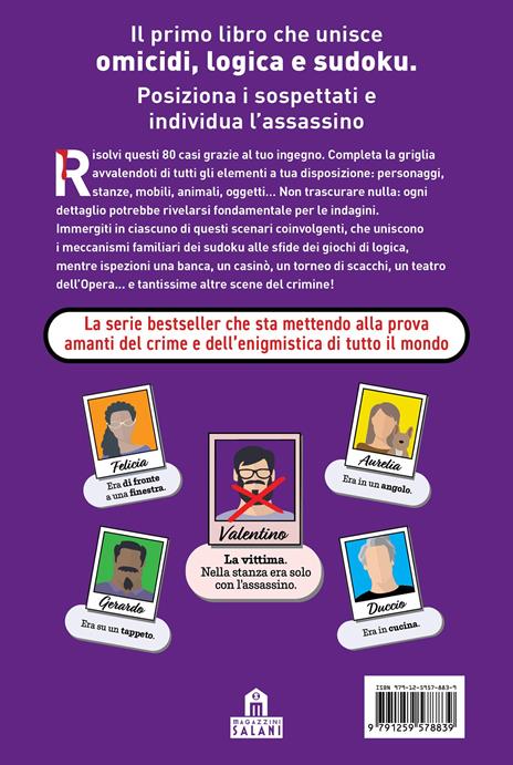 Murdoku. 80 omicidi misteriosi da risolvere con la logica. Il primo libro che unisce crime e sudoku - Manuel Garand - 5