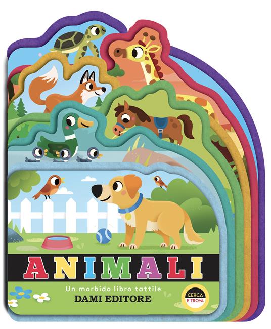 Animali. Un morbido libro tattile. Ediz. a colori - Sarah Lock - copertina