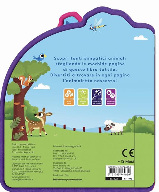 Animali. Un morbido libro tattile. Ediz. a colori - Sarah Lock - 4