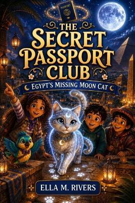 The Secret Passport Club: Egypt's Missing Moon Cat. - Ella M Rivers - cover