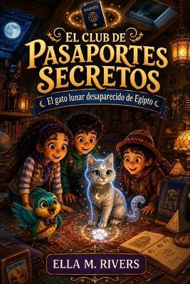El Club de Pasaportes Secretos: El gato lunar desaparecido de Egipto - Ella M Rivers - cover