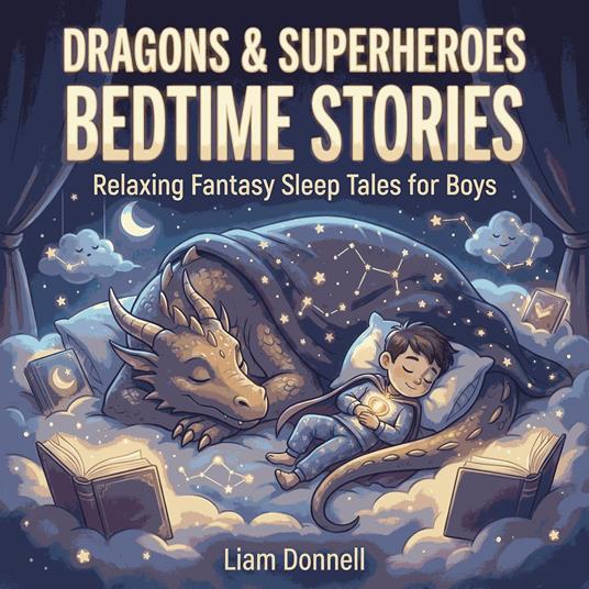 Dragons & Superheroes Bedtime Stories: Relaxing Fantasy Sleep Tales for Boys