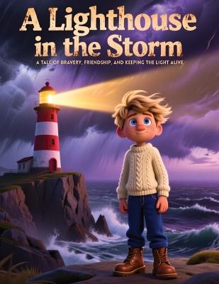 A Lighthouse in the Storm: A Children's Book About Bravery and Friendship for Kids Ages 7-12: A Heartwarming Illustrated Story on Facing Fears, Helping Friends, and Keeping Promises - Clara J Forest,Digital Brush - cover