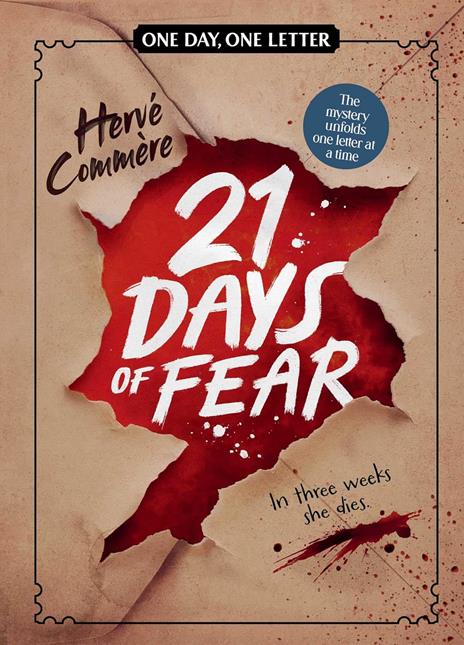 21 Days of Fear: One Day, One Letter - Hervé Commère - cover